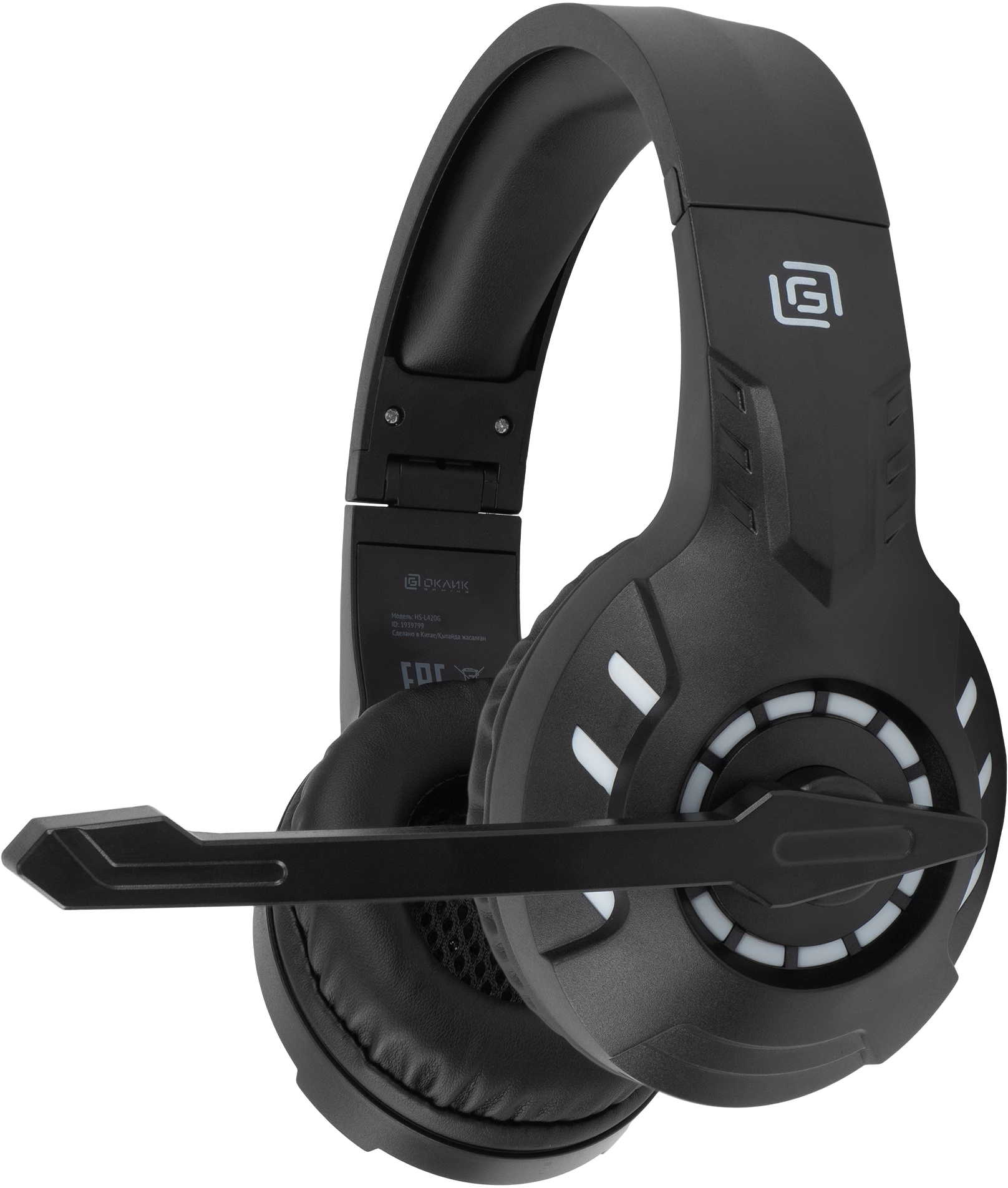 Oklick Наушники с микрофоном Оклик HS-L420G черный накладные BT (1939799) Oklick Наушники с микрофоном Оклик HS-L420G черный накладные BT (1939799)