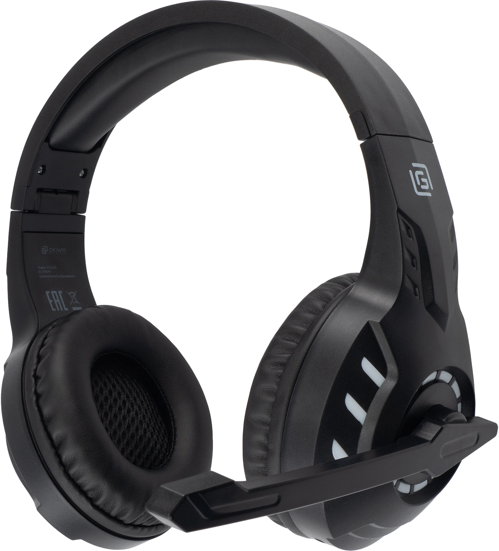 Oklick Наушники с микрофоном Оклик HS-L420G черный накладные BT (1939799) Oklick Наушники с микрофоном Оклик HS-L420G черный накладные BT (1939799)