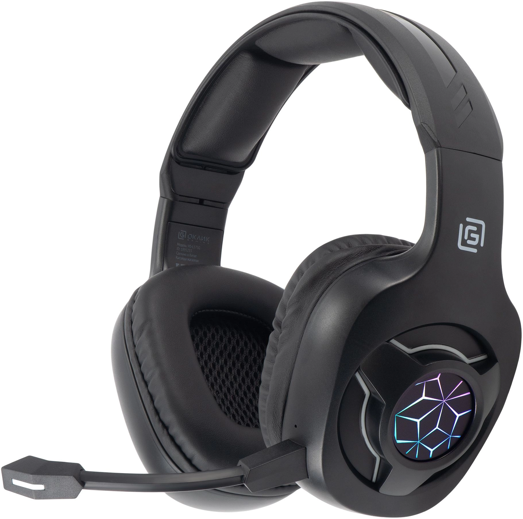 Oklick Наушники с микрофоном Оклик HS-L575G черный накладные BT (1895253)