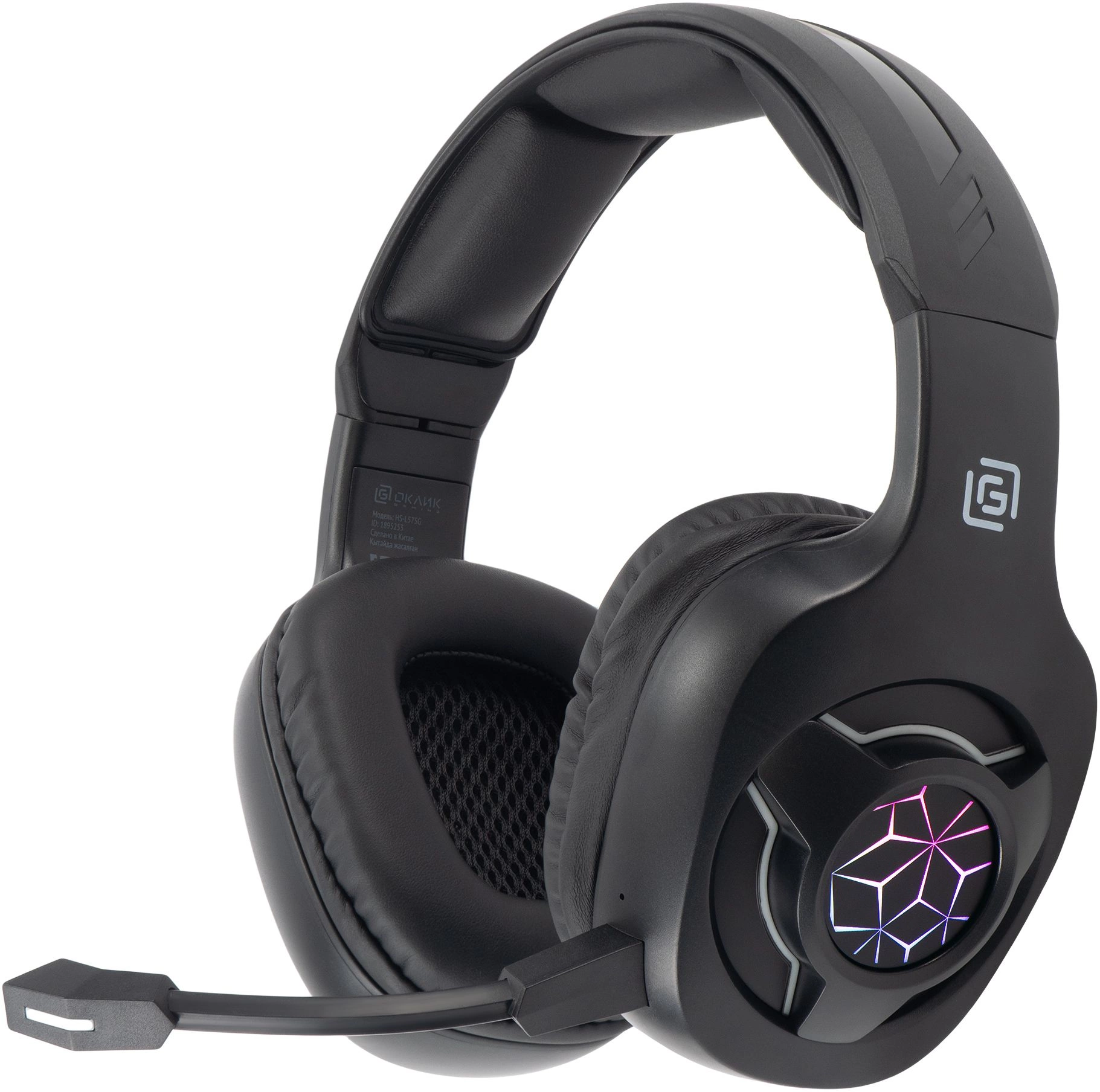 Oklick Наушники с микрофоном Оклик HS-L575G черный накладные BT (1895253)