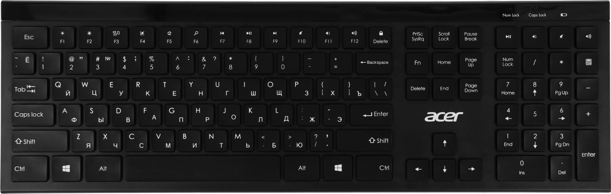 Acer OKR300 [ZL.KBDEE.014]  USB, Радиоканал, черный