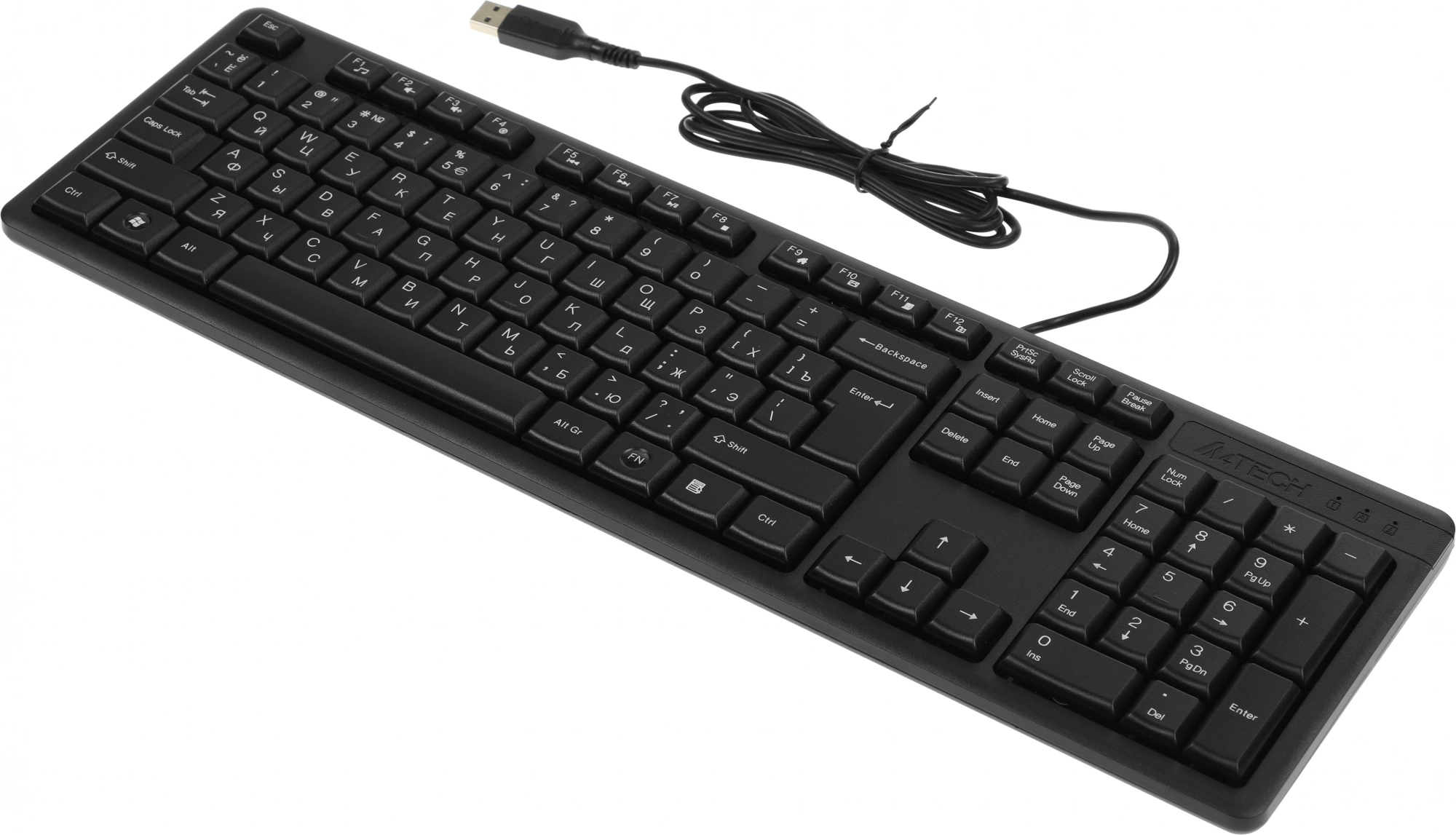 Клавиатура A4Tech KR-3 черный USB