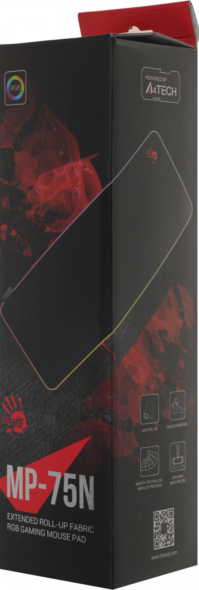 Коврик для мыши A4Tech Bloody MP-75N черный 750x300x4мм (1908285) Коврик для мыши A4Tech Bloody MP-75N черный 750x300x4мм (1908285)
