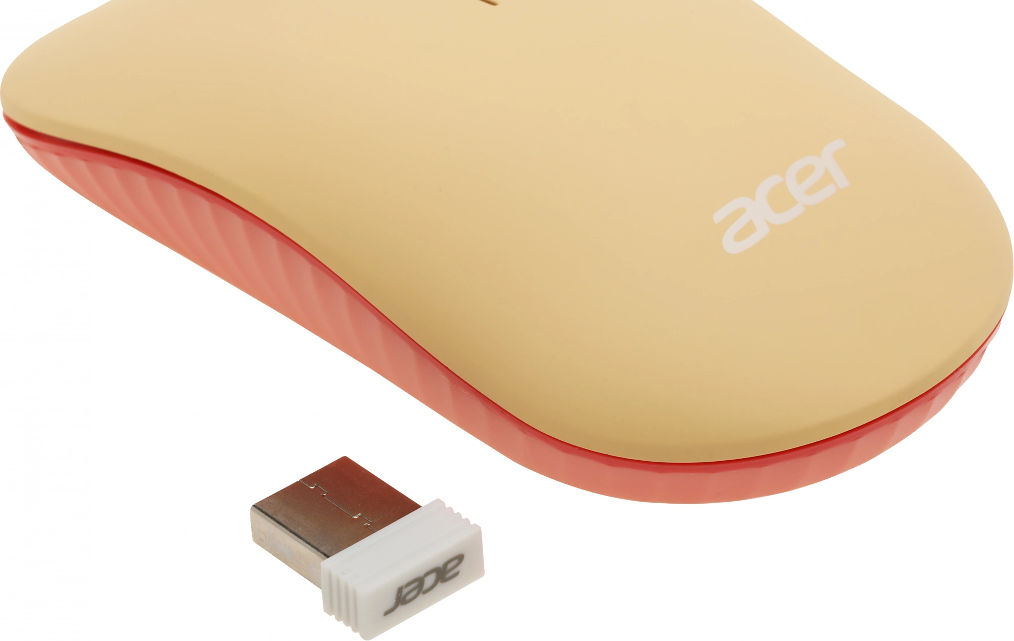 Acer OCC205 [ZL.ACCEE.00F] Комплект (клавиатура+мышь) розовый/бежевый/USB/slim беспроводной