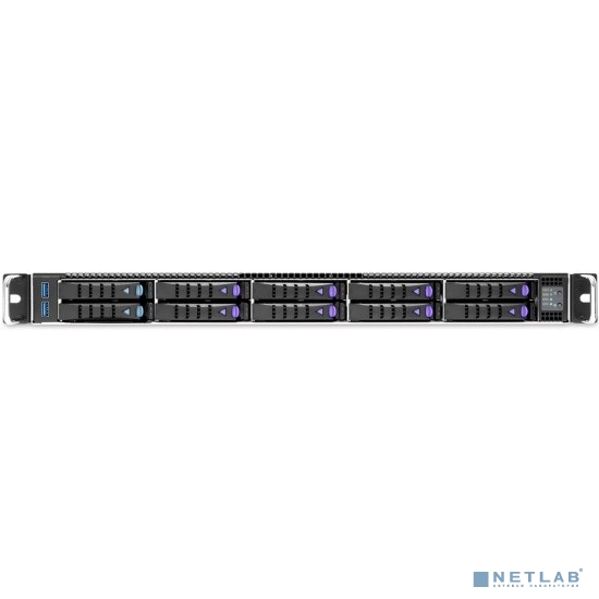 AIC XP1-S102TU03 SB102-TU, 1U 10-bay 2.5" hot-swap, 2x tri-mode 4-port backplane, 1x 2-port SATA backplane, 6x 4056 &amp; 1x 4028 FAN, Acbel 750W redundant power supply platinum, Tucana motherboard,