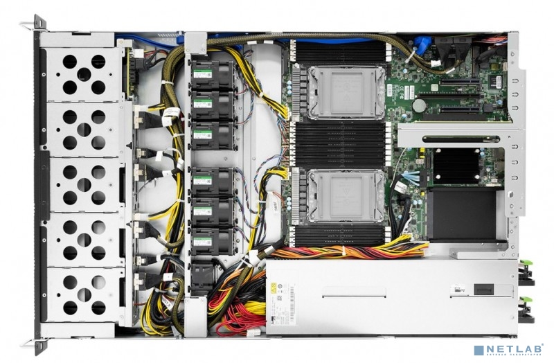 AIC XP1-S102TU03 SB102-TU, 1U 10-bay 2.5" hot-swap, 2x tri-mode 4-port backplane, 1x 2-port SATA backplane, 6x 4056 &amp; 1x 4028 FAN, Acbel 750W redundant power supply platinum, Tucana motherboard,