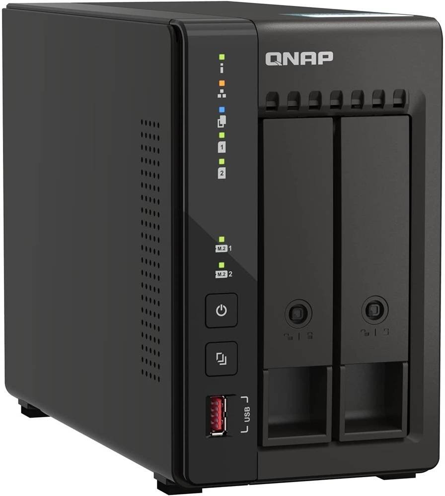 Сетевое хранилище NAS Qnap Original TS-253E-8G 2-bay настольный Celeron J6412