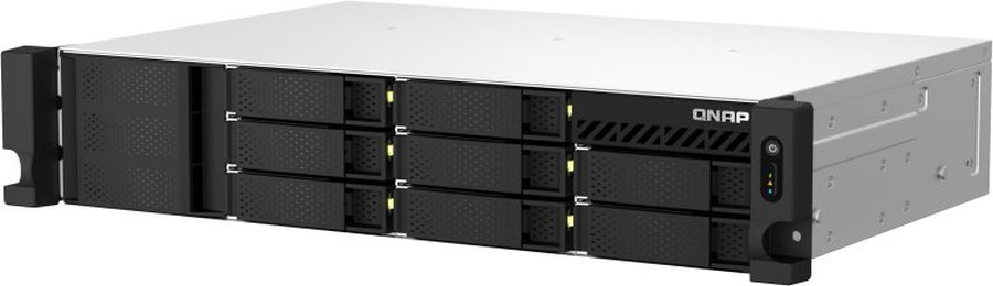 Сетевое хранилище без дисков/ SMB QNAP TS-864eU-RP-8G NAS, 8-tray 3,5&quot;/2,5&quot; w/o HDD, 4-core Intel Celeron N5095 2.0-2.9 GHz, 8GB DDR4 max, 2x2.5GbE LAN, 2U Rackmount, 2x300W PSU.  W/o rail kit RAIL-B0