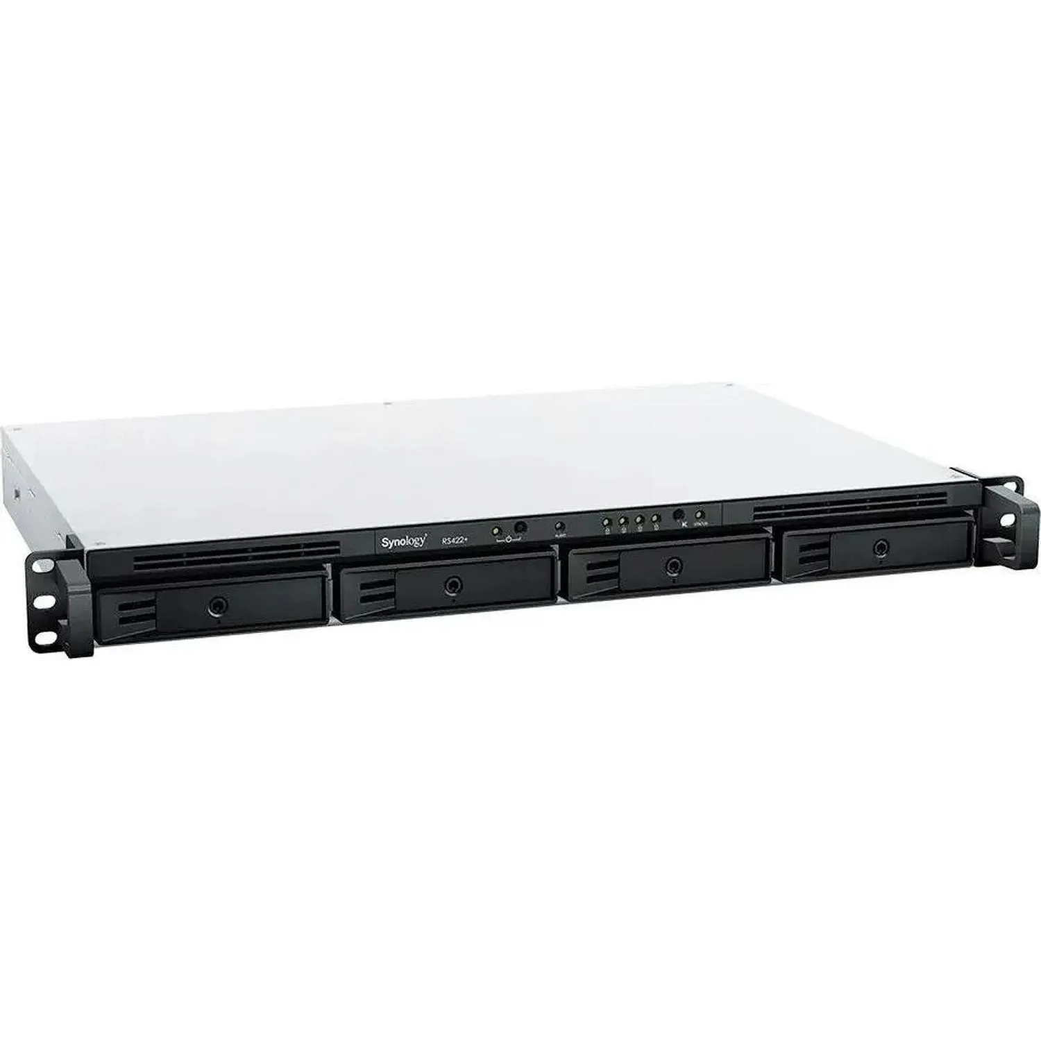 Synology RS422+ RackStation Сетевое хранилище (1U, 4x3.5/2.5" HDD, 2-core 2.6 GHz, 2 GB DDR4 ECC, 2xGbE LAN)