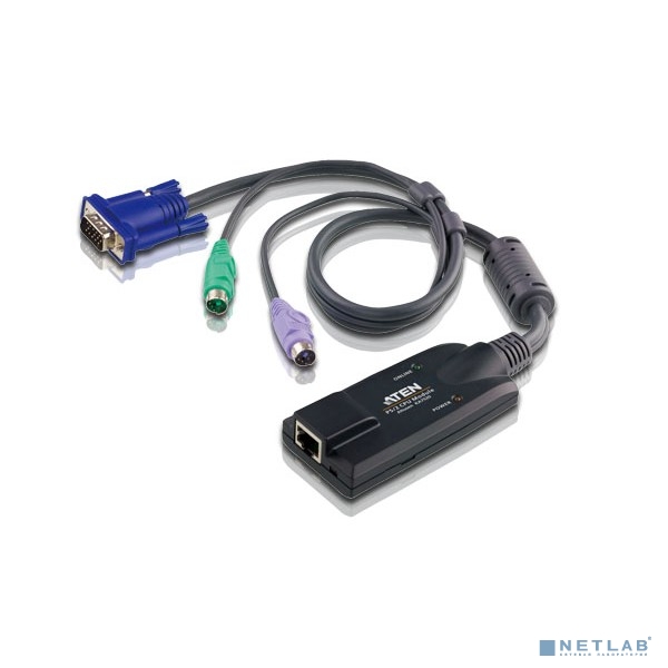 ATEN KA7520 Модуль удлинителя, SVGA+ KBD+MOUSE PS/2, 50 метр., для подкл. комплекта перключат. KH1508A/1516A/1508Ai/1516Ai/2508A/2516A/KL1508A/KL1516A, макс.разреш. 1280х1024