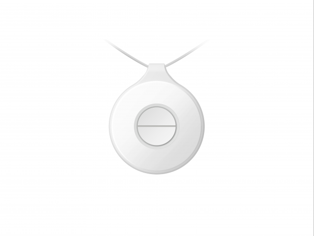 AX PRO PortButton2 (DS-PDEBP2-EG2-WE) Беспроводная портативная тревожная кнопка (2 кнопки)