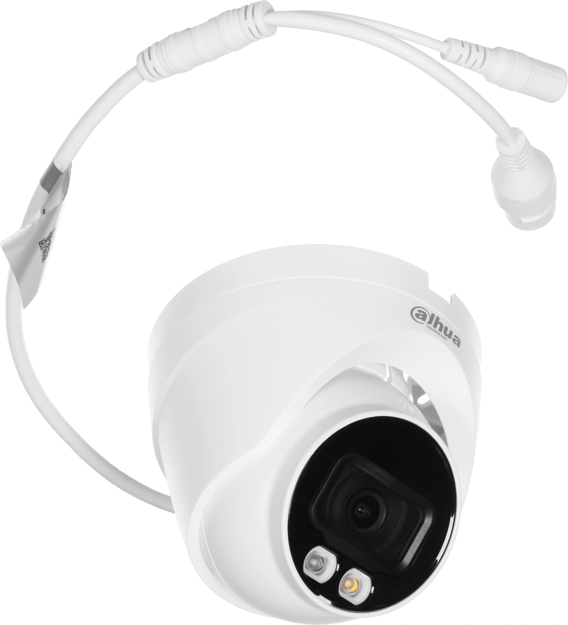 DAHUA DH-IPC-HDW1239VP-A-IL-0280B Уличная турельная IP-видеокамера SmartDualLight 2Мп, 1/2.8” CMOS, объектив 2.8мм, обнаружение людей, микрофон, ИК 30м, LED 20м, IP67, металл