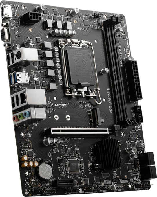 MSI PRO B760M-E {LGA 1700, Intel B760, mATX} RTL