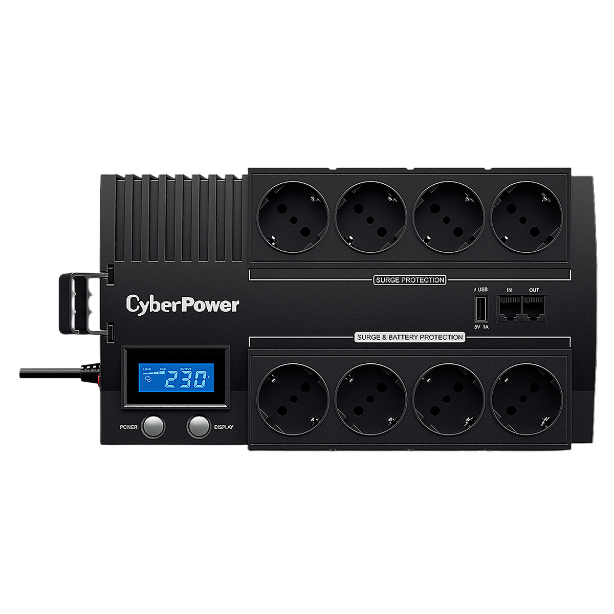 CyberPower BR700E ИБП {Line-Interactive, 700VA/390W USB/RJ11/45 (4+4 EURO) NEW}