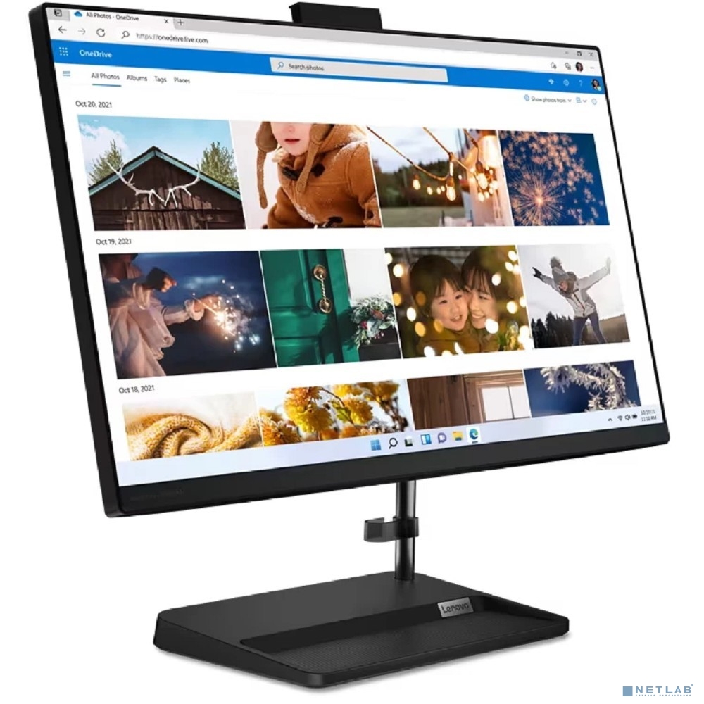 Lenovo IdeaCentre AIO 3 24IAP7 [F0GH0120RU] Black 23.8" {FHD i5-12450H(2Ghz)/8Gb/512Gb SSD/DOS/k+m}