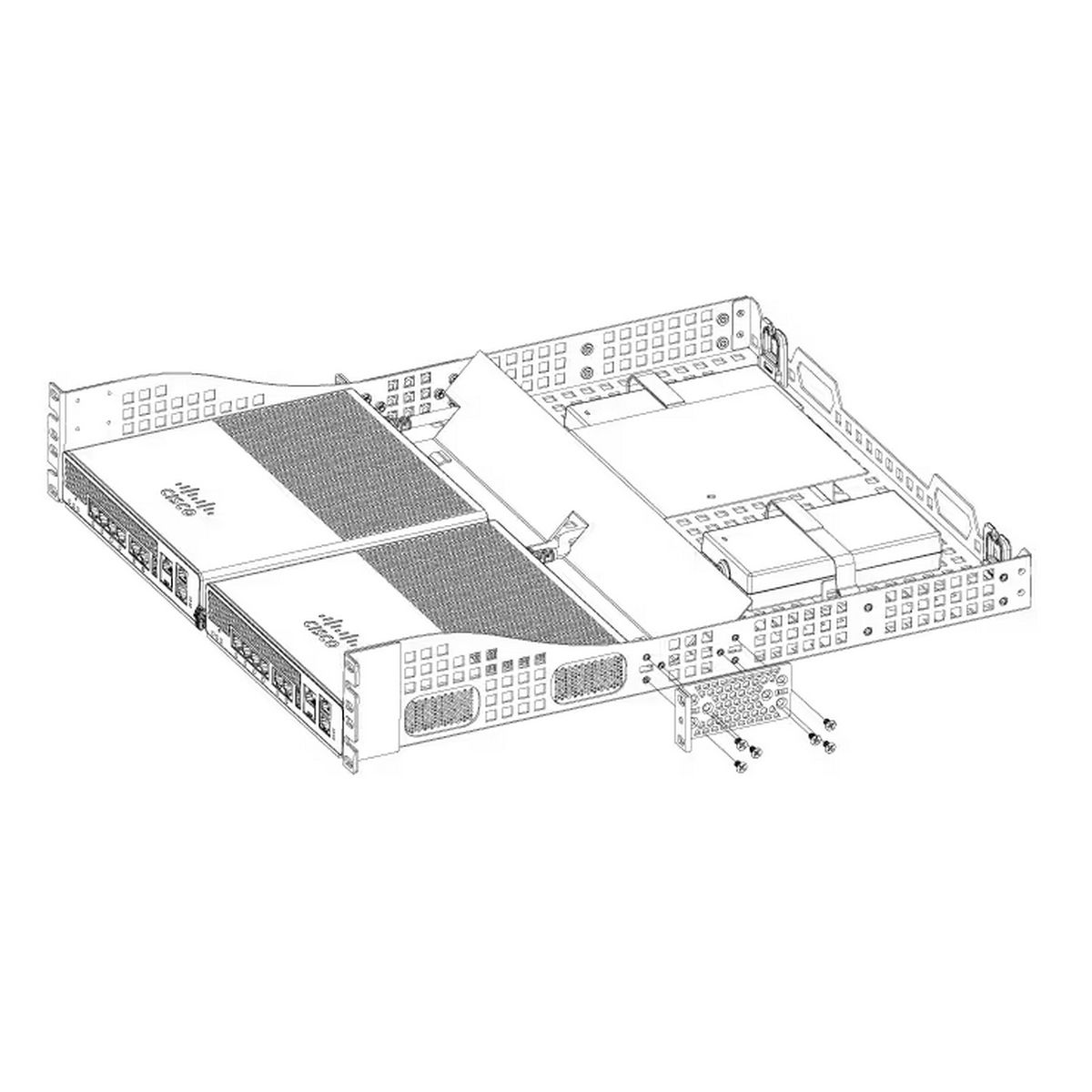 C9800L-RMNT C9800 Wireless Controller Rack Mount Tray