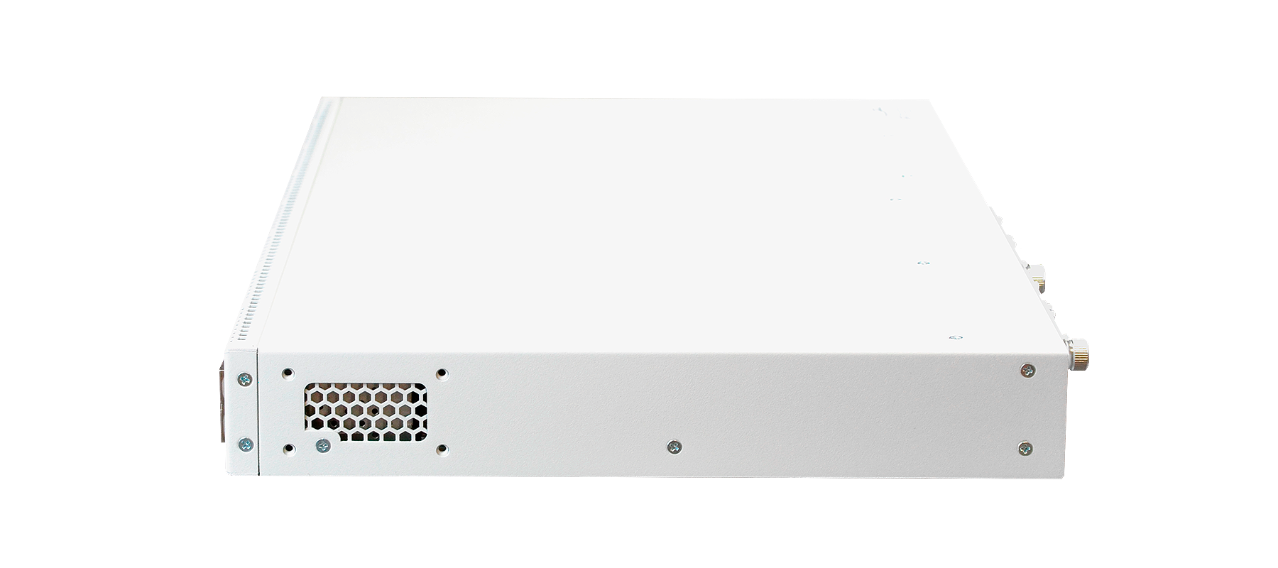 ELTEX ESR-31 Маршрутизатор ESR-30, 4x10/100/1000BASE-T, 2x10GBASE-R SFP+, 1xConsole (RJ-45), 1xUSB 2.0, 1xUSB 3.0, 1 слот для micro-SD карт, 4 Гб RAM, 8 Гб Flash, 100–264 В АС