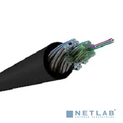 Hyperline FO-AWS2-IN/OUT-9-16-LSZH-BK Кабель волоконно-оптический 9/125 (G.652D) одномодовый, 16 волокон, гибкий, бронированный, волокна в канате из стальных проволок, гелезаполненный, внутренний/внеш