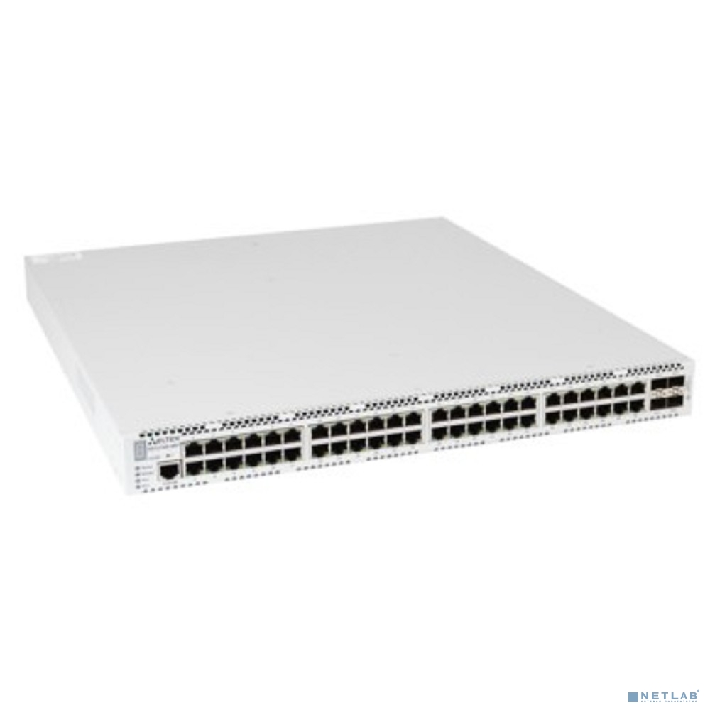 ELTEX MES2300-48P Ethernet-коммутатор 48 портов 10/100/1000BASE-T (RJ-45) PoE/PoE+, 4 порта 10GBASE-R (SFP+)/1000BASE-X (SFP), L3, 2 слота для модулей питания ELTEX MES2300-48P Ethernet-коммутатор 48 портов 10/100/1000BASE-T (RJ-45) PoE/PoE+, 4 порта 10GBASE-R (SFP+)/1000BASE-X (SFP), L3, 2 слота для модулей питания
