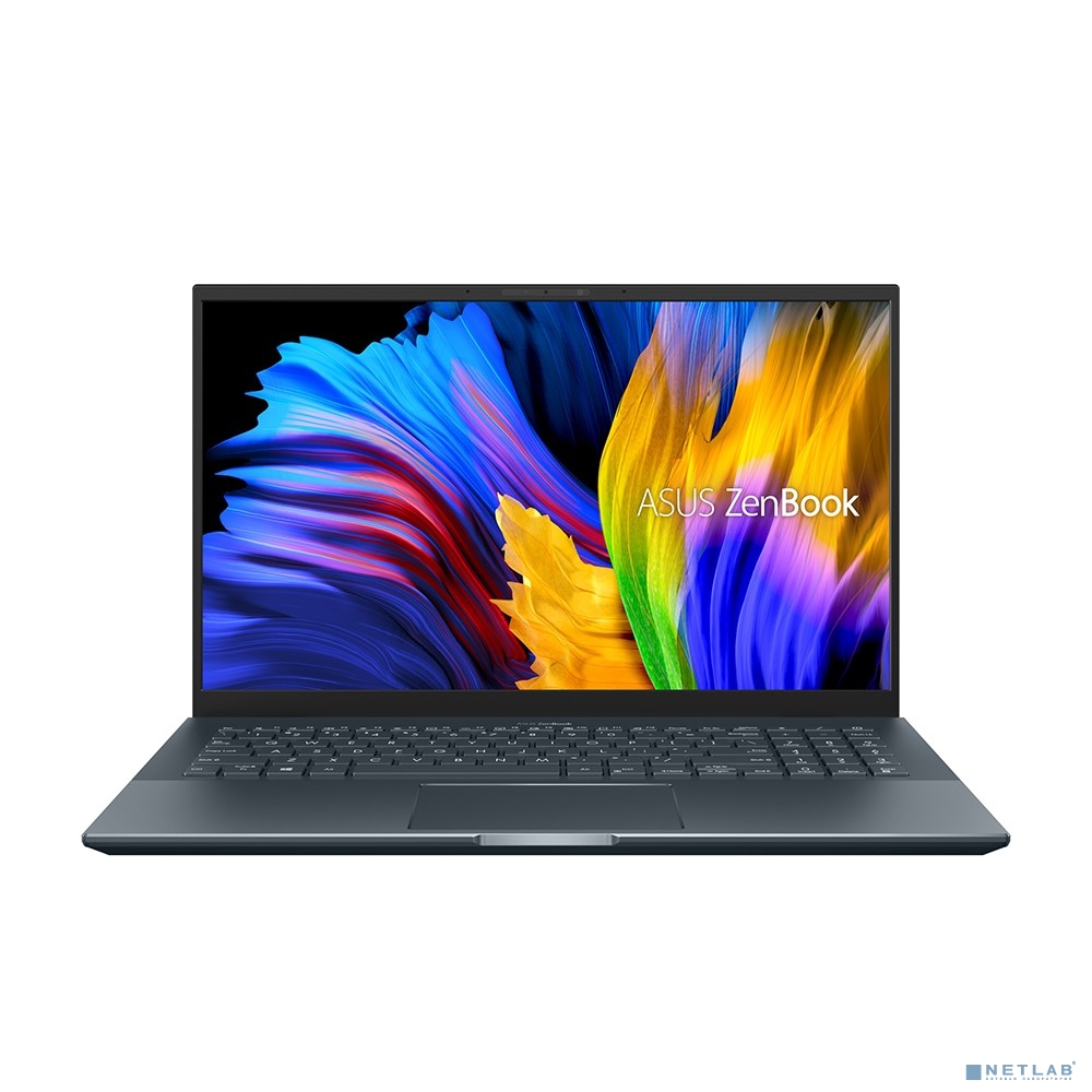 ASUS Zenbook Pro 15 UM535QA-KS241 [90NB0UK1-M00BN0] Pine Gray 15.6&quot; {FullHD Touch Ryzen 7 5800H/16Gb/1Tb SSD//DOS}