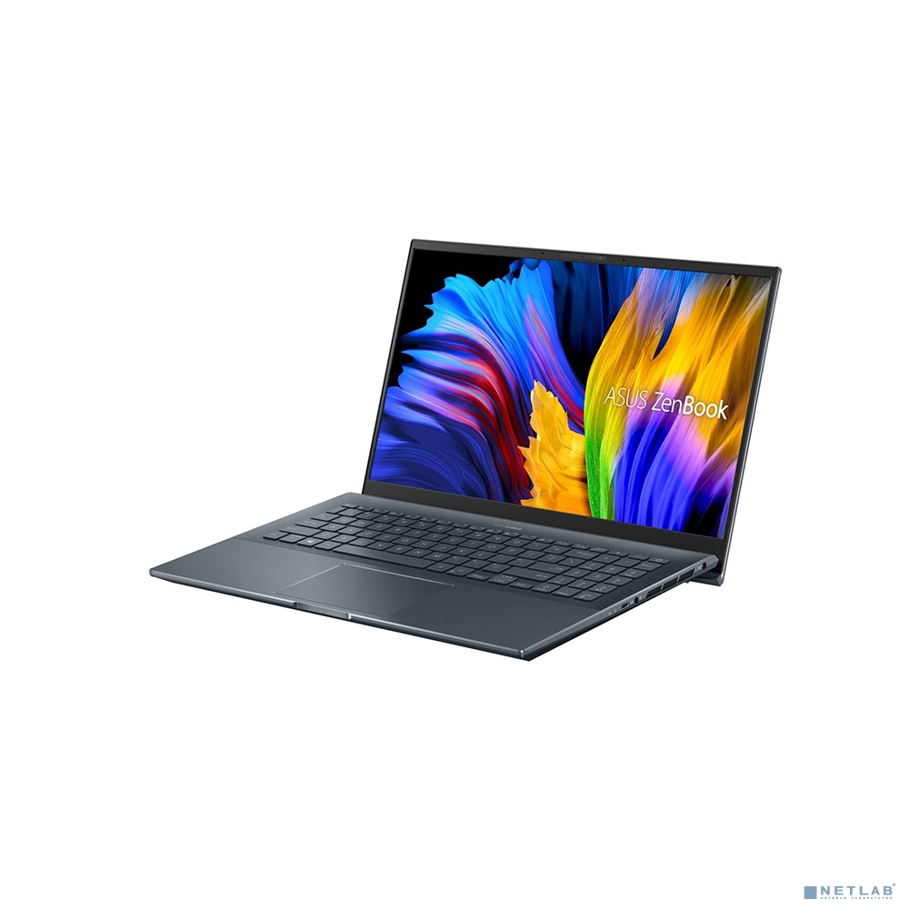 ASUS Zenbook Pro 15 UM535QA-KS241 [90NB0UK1-M00BN0] Pine Gray 15.6&quot; {FullHD Touch Ryzen 7 5800H/16Gb/1Tb SSD//DOS}