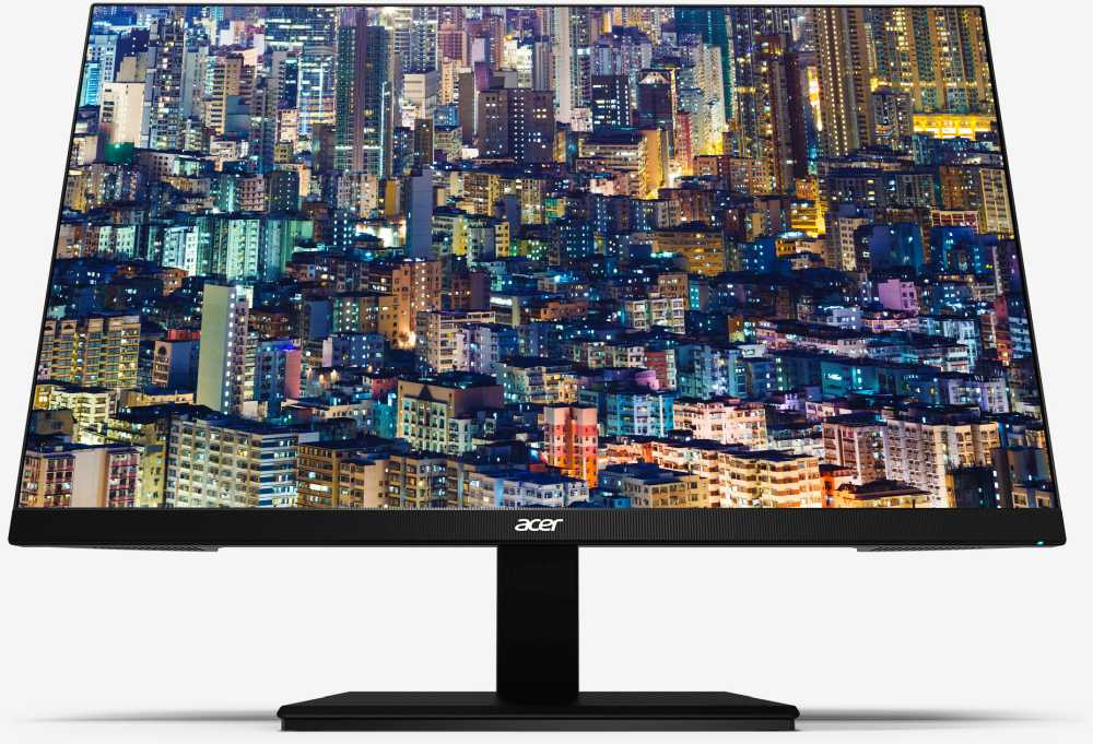 LCD Acer 27&quot; V277bip черный {IPS 1920x1080 75Hz 4ms 250cd 1000:1 8bit(6bit+FRC) D-sub HDMI1.4 DisplayPort1.2 FreeSync AudioOut 2x2W VESA} [UM.HV7EE.004]