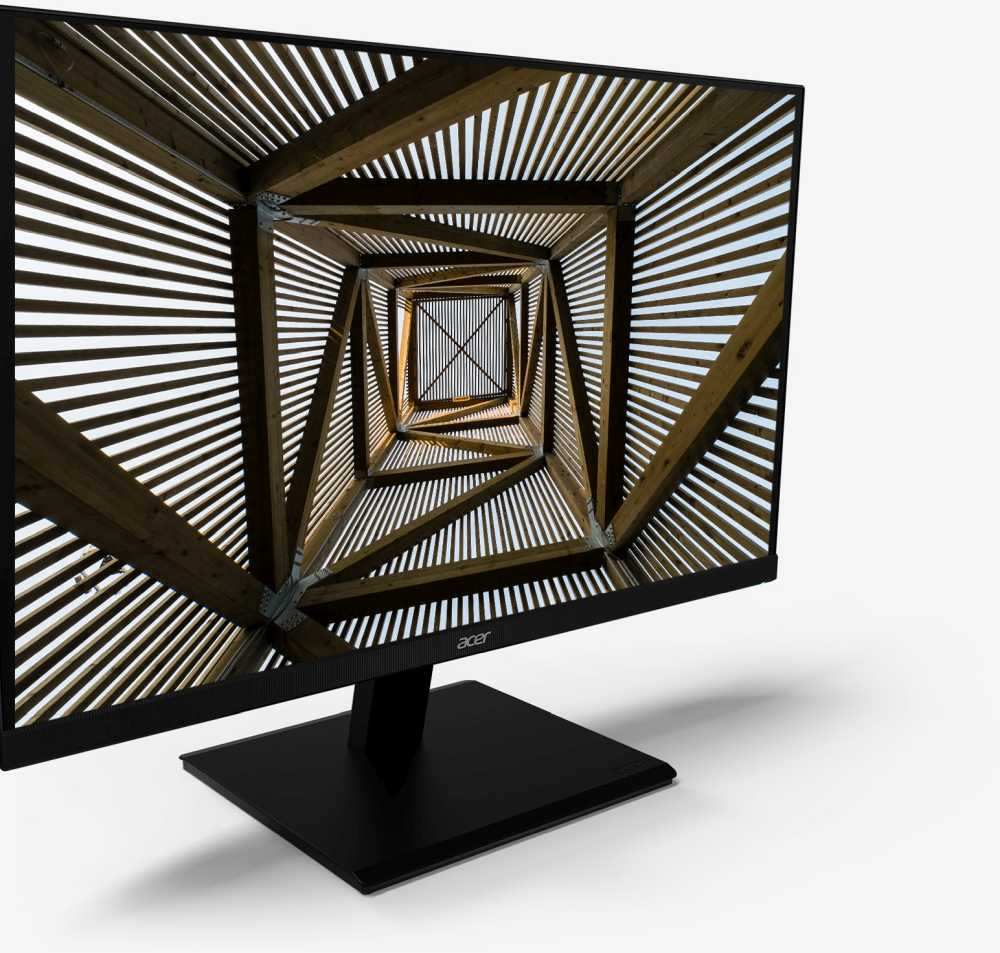 LCD Acer 27&quot; V277bip черный {IPS 1920x1080 75Hz 4ms 250cd 1000:1 8bit(6bit+FRC) D-sub HDMI1.4 DisplayPort1.2 FreeSync AudioOut 2x2W VESA} [UM.HV7EE.004]
