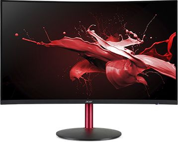 LCD Acer 31.5&quot; Nitro XZ322QVbmiiphx {VA Curved 1920x1080 165Hz 1ms 400cd 178/178 2xHDMI DisplayPort 2x2W AudioOut FreeSync(Premium) HDR400}