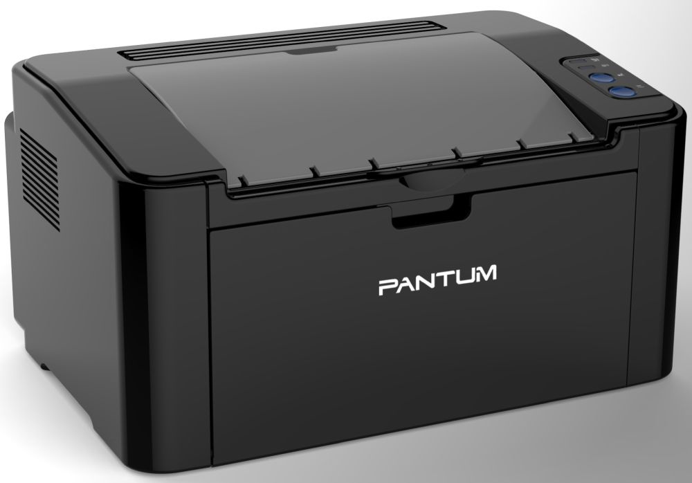 Pantum P2500W Принтер, Mono Laser, A4, 22стр/мин, 1200x1200 dpi, 128MB RAM, лоток 150 листов, USB, RJ45, Wi-Fi, черный корпус