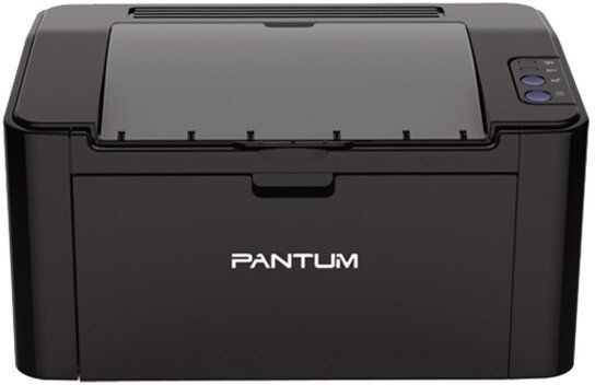 Pantum P2500 Принтер, Mono Laser, А4, 22стр/мин, 1200x1200 dpi, 128MB RAM, лоток 150 листов, USB, черный корпус