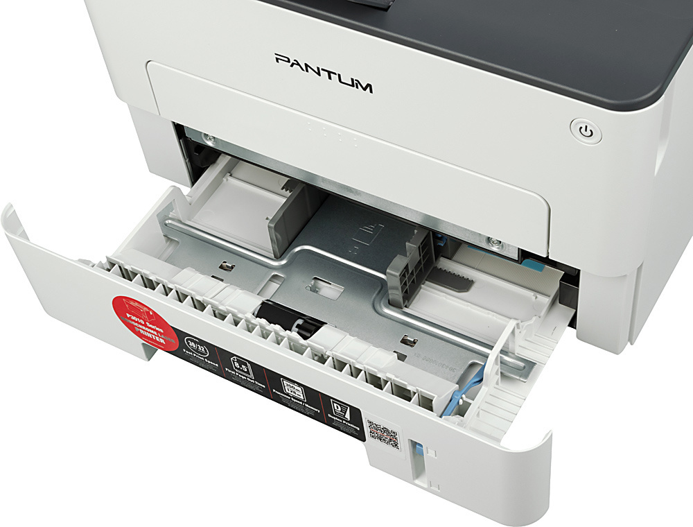 Pantum P3010D Принтер, Mono Laser, дуплекс, A4, 30стр/мин, 1200 х 1200dpi, 128Mb, USB, стартовый картридж 1000стр., серый корпус (P3010D)
