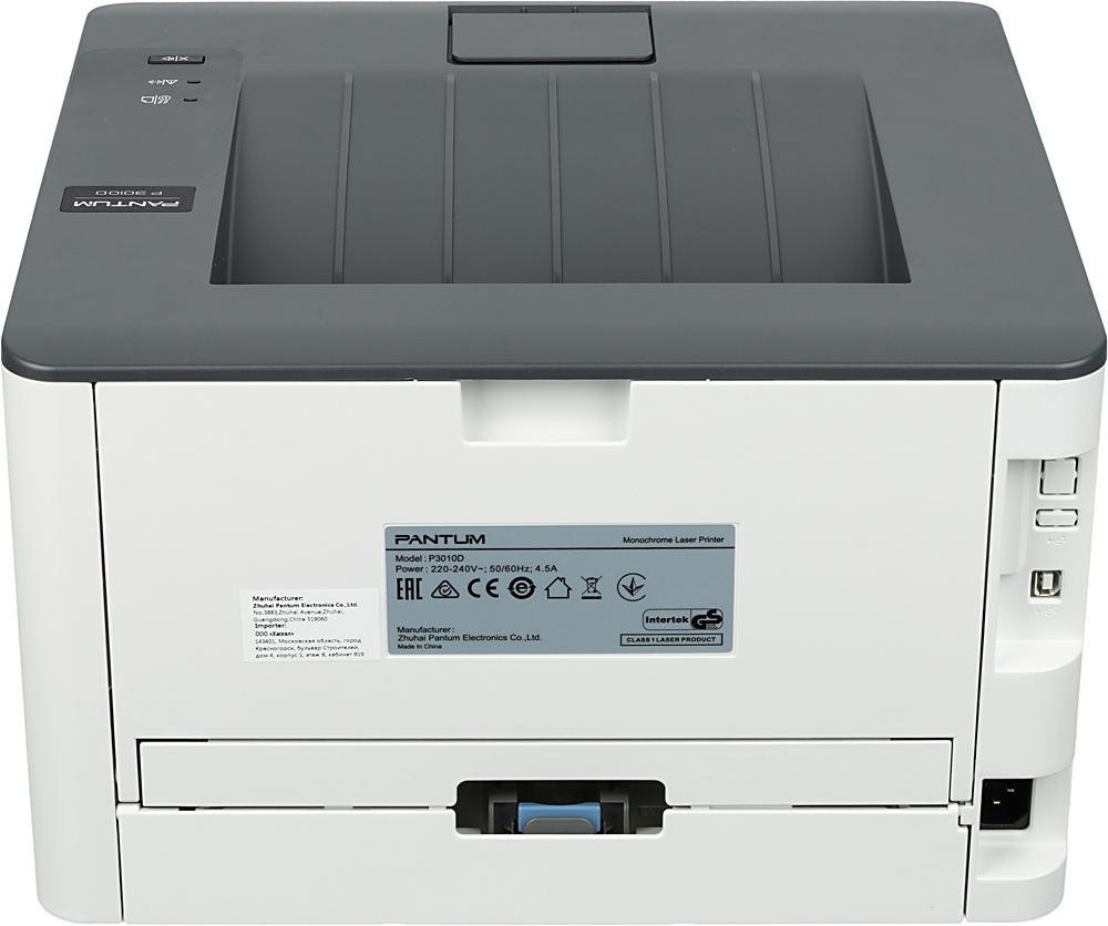 Pantum P3010D Принтер, Mono Laser, дуплекс, A4, 30стр/мин, 1200 х 1200dpi, 128Mb, USB, стартовый картридж 1000стр., серый корпус (P3010D)