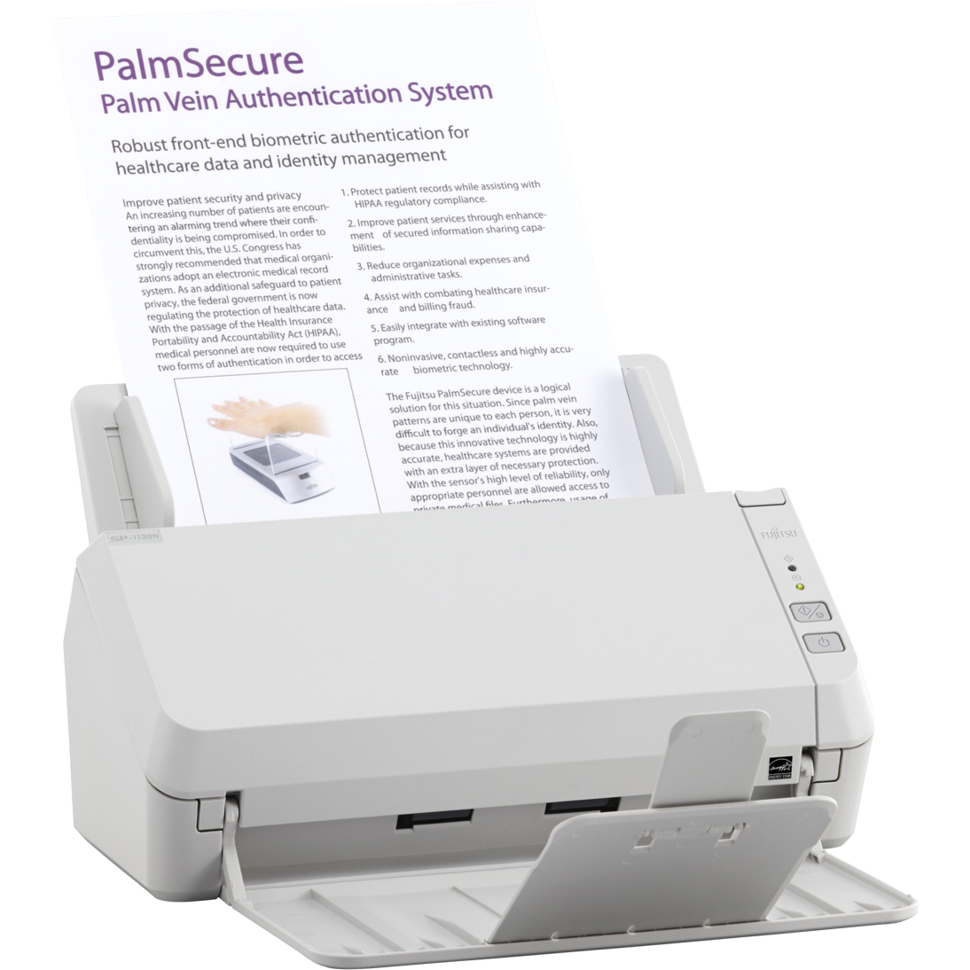 Fujitsu/Ricoh SP-1130N (PA03811-B021) {А4, 30/60 стр. в мин. двусторонний, ADF 50 листов, 4 500}