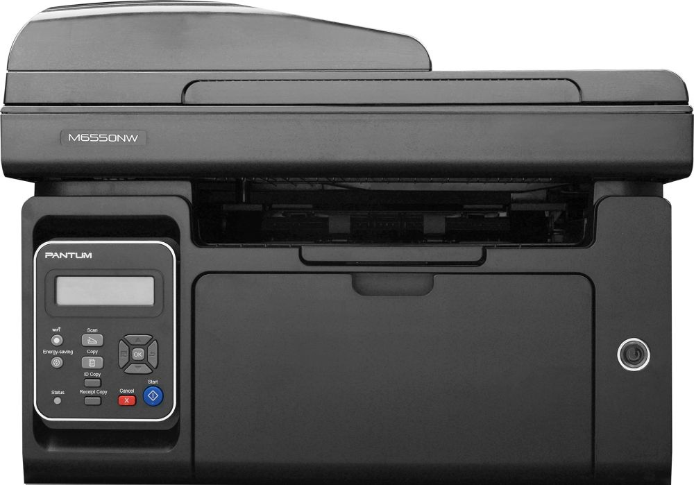 Pantum M6550NW МФУ лазерное ЧБ, А4, C/P/S, 22 стр/мин, 1200 x 1200 dpi, 128Мб RAM, лоток 150 стр, USB, RJ45, Wi-Fi, (1600стр.), черный корпус