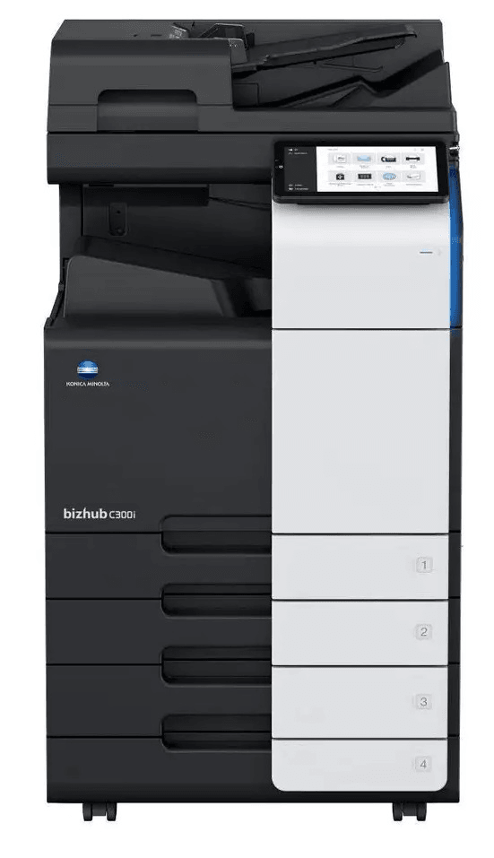 МФУ Konica-Minolta bizhub C300i цветное, SRA3, до 150000стр./мес, дуплекс, 2 лотка 500 листов, 30 стр./мин. ж/диск 256ГБ