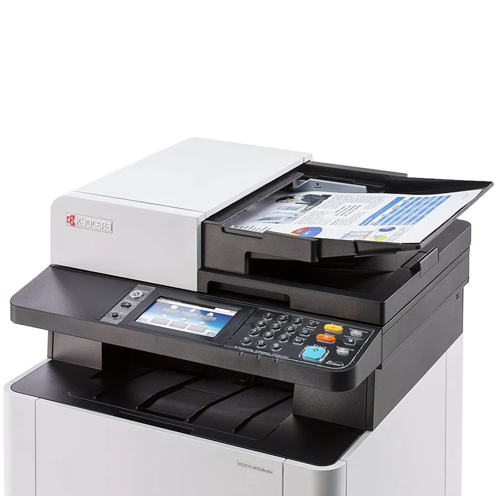 Kyocera M5526cdw (1102R73NL0) {А4,26 ppm,1200 dpi,512 Mb,USB,Network,Wi-Fi,дуплекс,автоподатчик, старт. тонер}