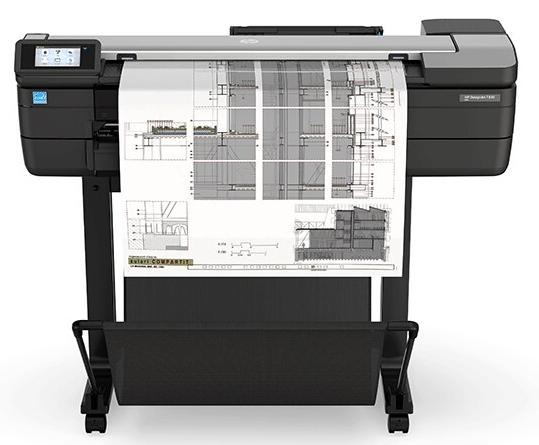 HP DesignJetT830 MFP (p/s/c, 24&quot;,4color,2400x1200dpi,1Gb,26spp(A1 drawingmode),USB/GigEth/Wi-Fi,stand,mediabin,rollfeed,sheetfeed,tray50(A3/A4),autocutter,Scanner600dpi,24x109&quot;,F9A28D#B1 repl. F9A28A)