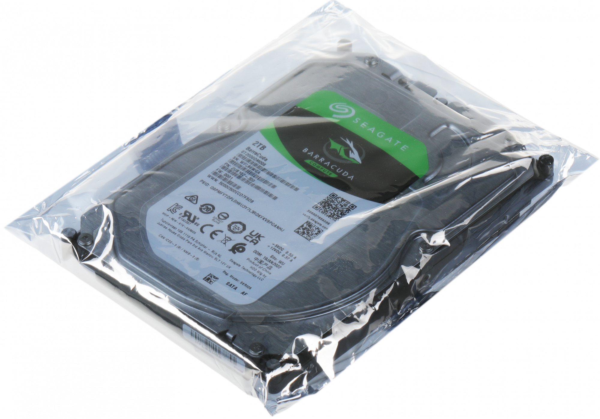 2TB Seagate Barracuda (ST2000DM008) {SATA 6 Гбит/с, 7200 rpm, 256mb buffer}