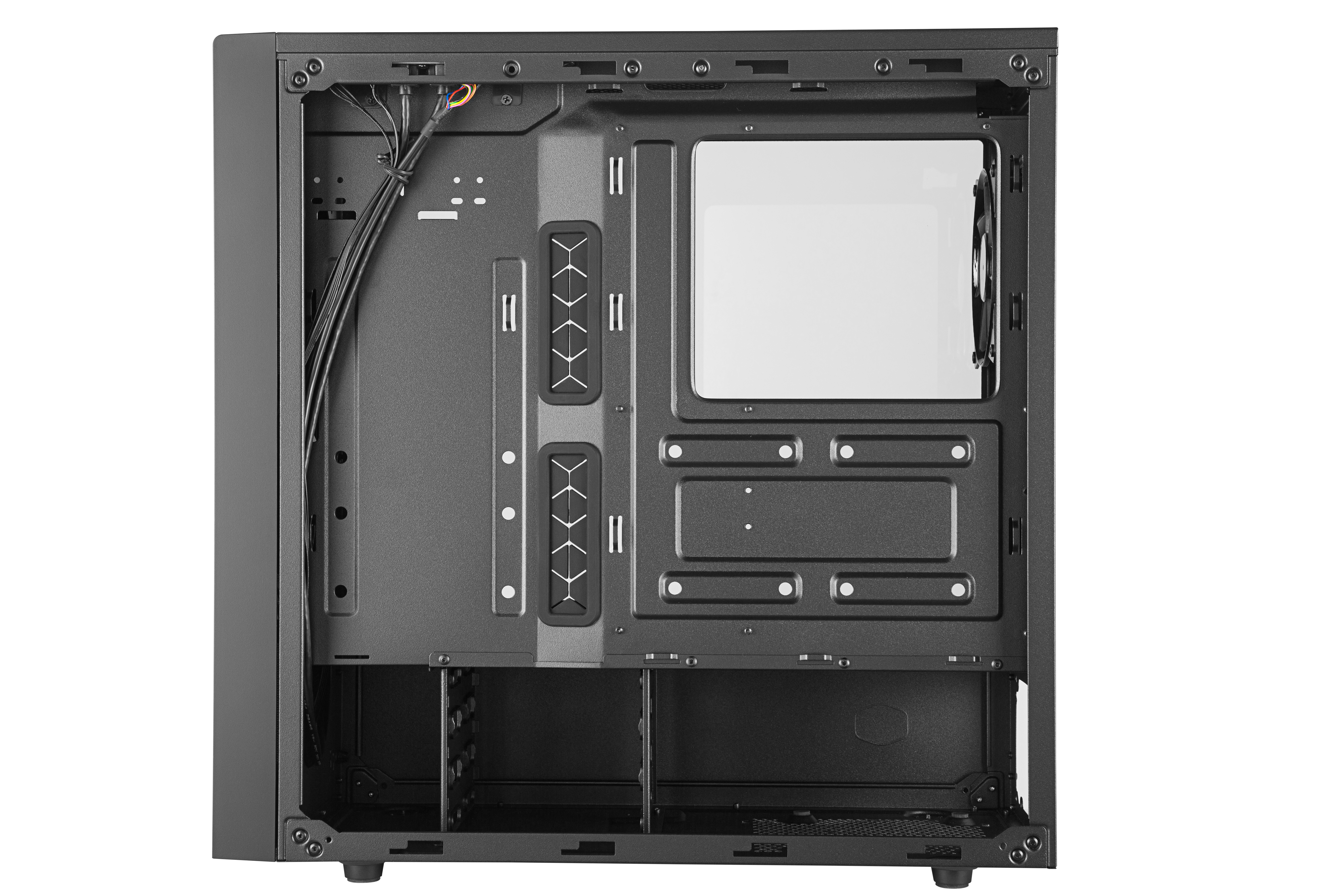 Корпус COOLER MASTER MasterBox NR600 without ODD MidiTower без Б/П ATX FlexATX MiniITX MCB-NR600-KGNN-S00