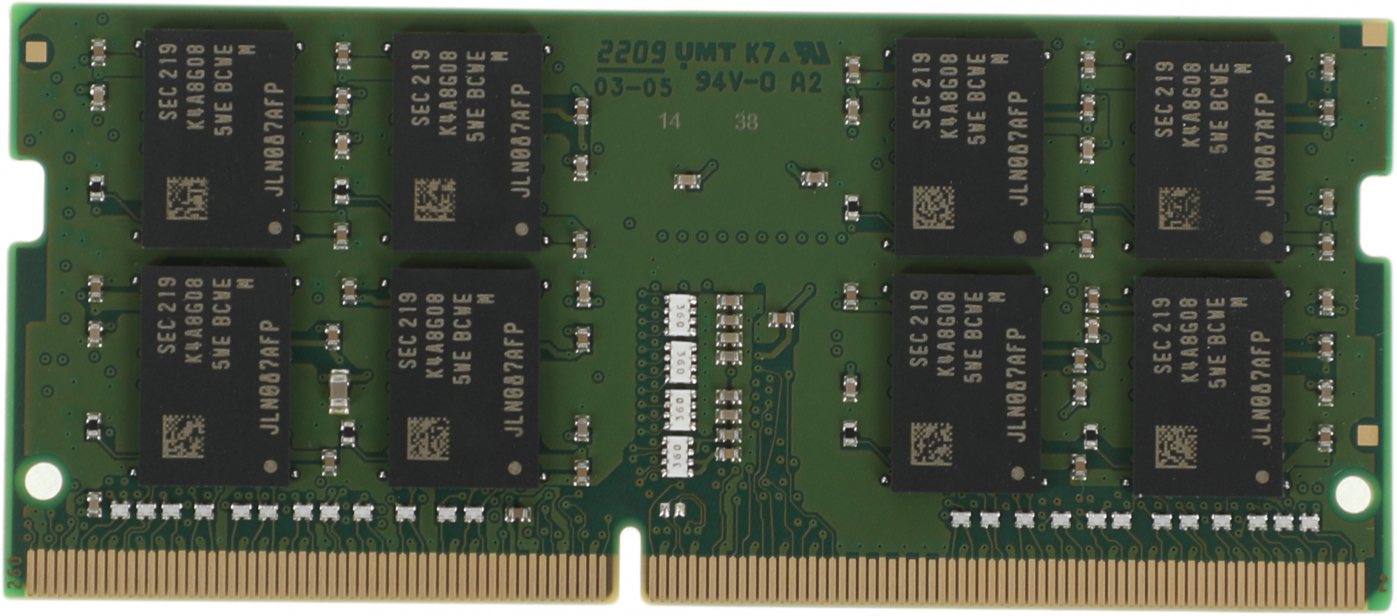 Kingston DDR4 SODIMM 16GB KVR32S22D8/16 PC4-25600, 3200MHz, CL22