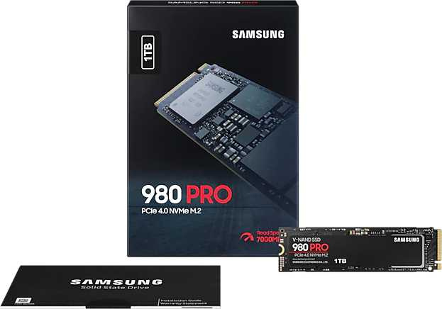 Samsung SSD 1Tb 980 PRO M.2 MZ-V8P1T0BW