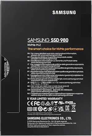 Samsung SSD 1Tb 980 M.2 MZ-V8V1T0BW