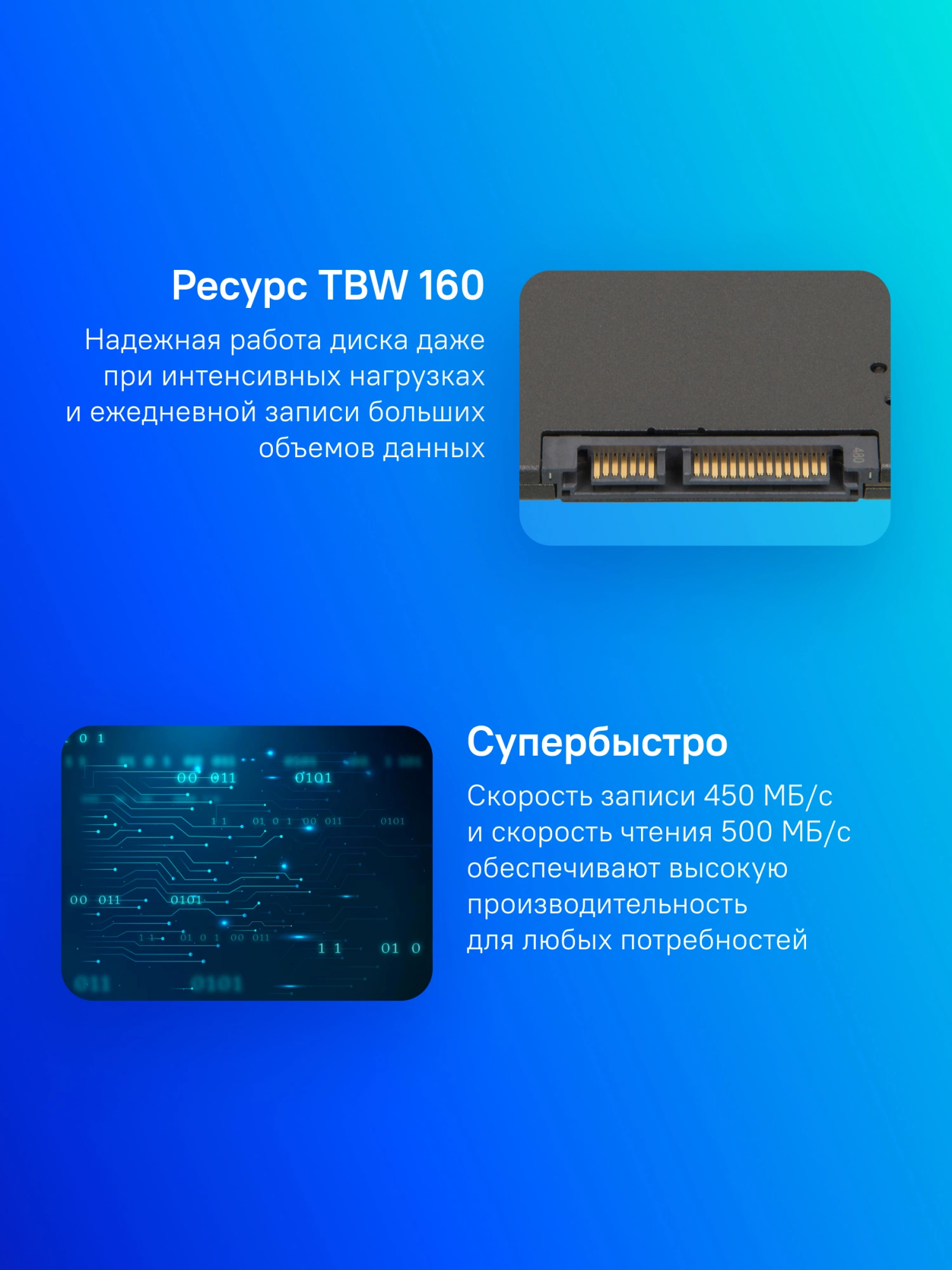 Kingston SSD 480GB А400 SA400S37/480G(IN) {SATA3.0}