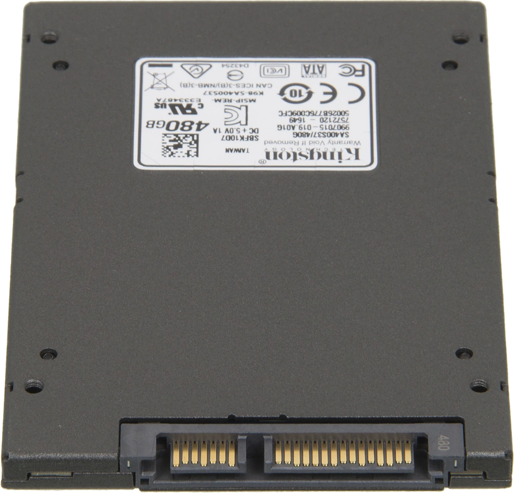 Kingston SSD 480GB А400 SA400S37/480G(IN) {SATA3.0}