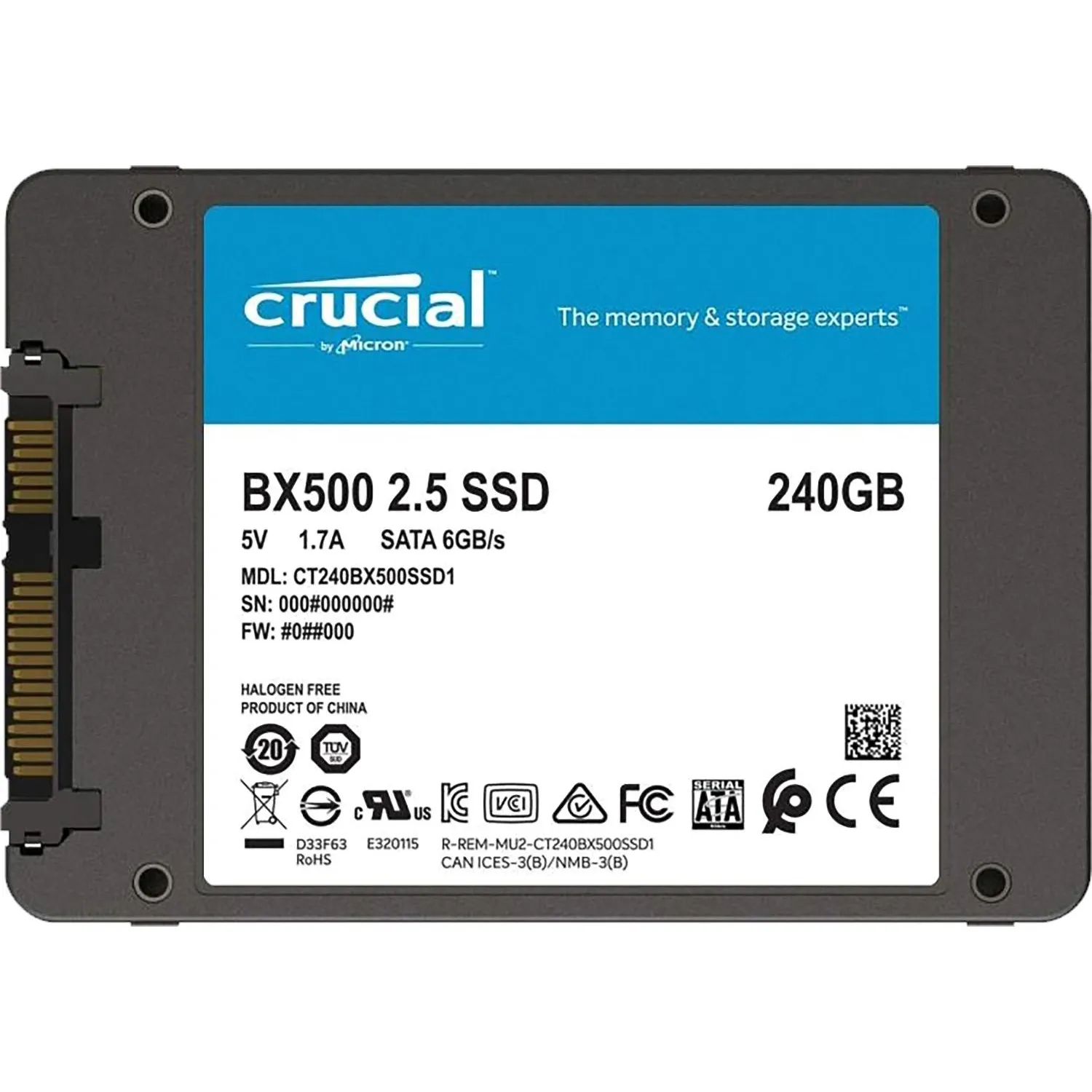 CRUCIAL CT240BX500SSD1