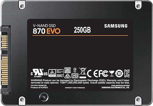 Samsung SSD 250Gb 870 EVO MZ-77E250BW Samsung SSD 250Gb 870 EVO MZ-77E250BW