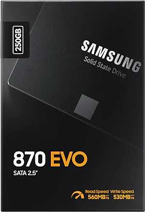 Samsung SSD 250Gb 870 EVO MZ-77E250BW Samsung SSD 250Gb 870 EVO MZ-77E250BW