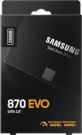Samsung SSD 250Gb 870 EVO MZ-77E250BW Samsung SSD 250Gb 870 EVO MZ-77E250BW