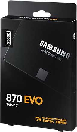 Samsung SSD 250Gb 870 EVO MZ-77E250BW Samsung SSD 250Gb 870 EVO MZ-77E250BW