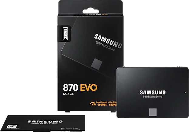 Samsung SSD 250Gb 870 EVO MZ-77E250BW Samsung SSD 250Gb 870 EVO MZ-77E250BW